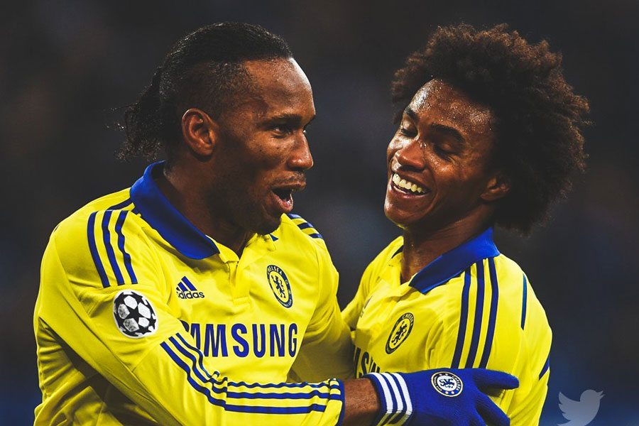 Drogba + Willian